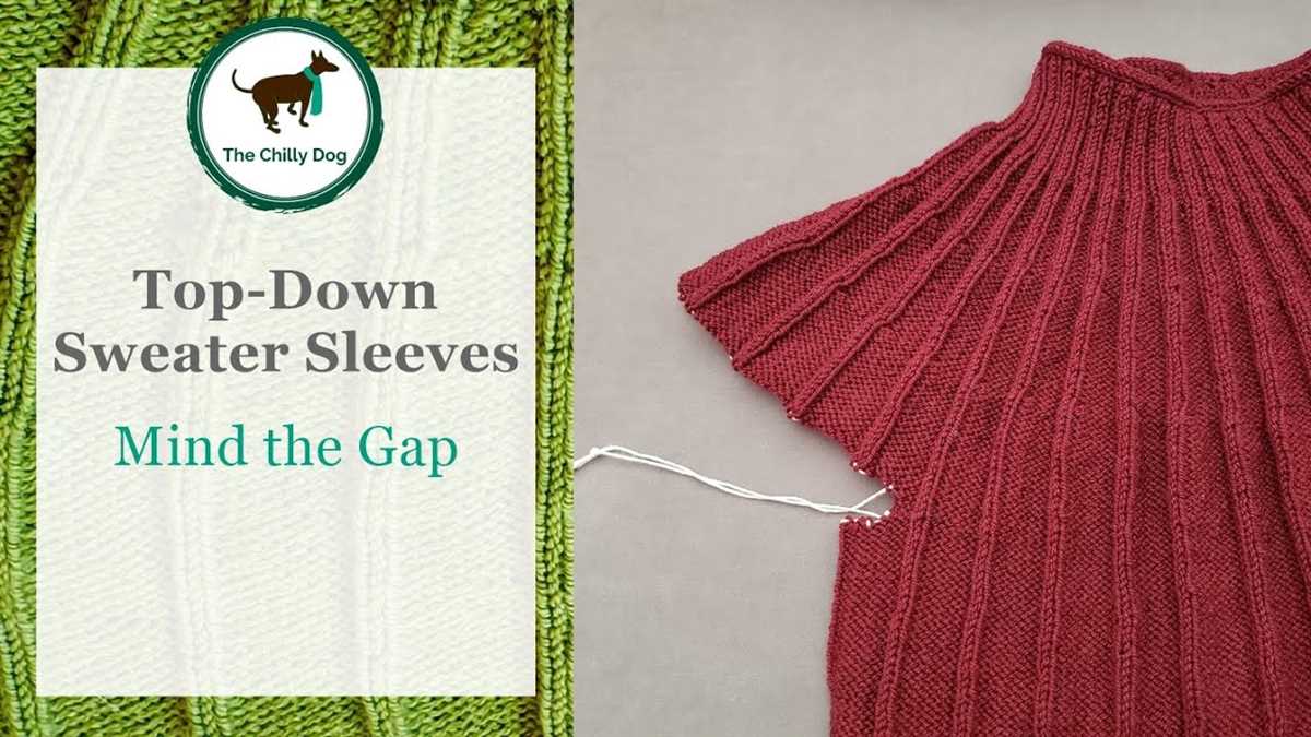 Puff sleeve sweater knitting pattern