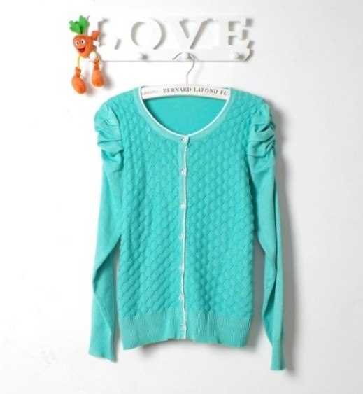 Puff sleeve knit pattern