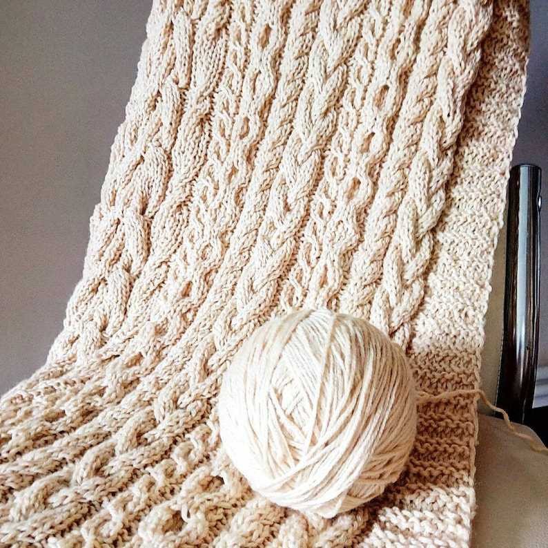 Queen size knit blanket pattern