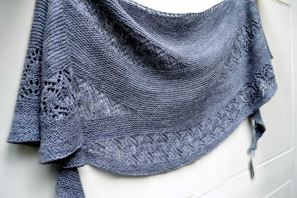 Raindrop knitting pattern