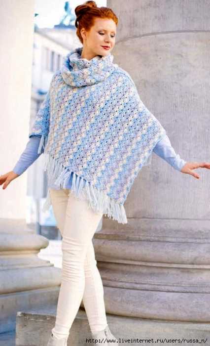 Rectangle poncho knitting pattern free