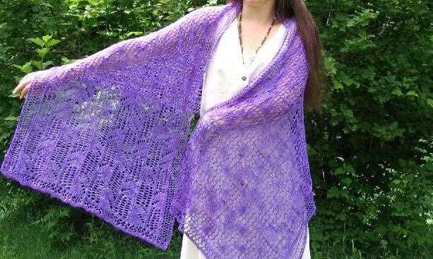 Rectangular shawl knitting pattern free