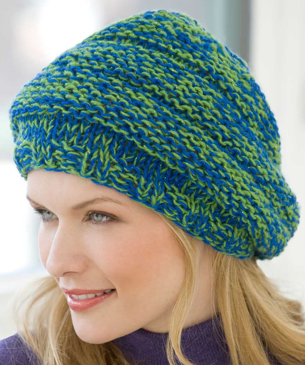 Red heart knit hat patterns