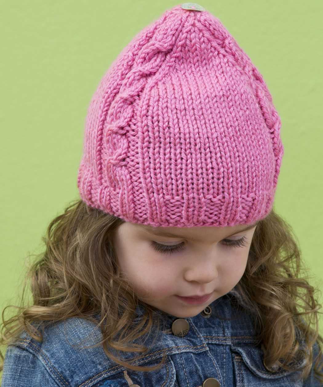 Red heart knit hat patterns