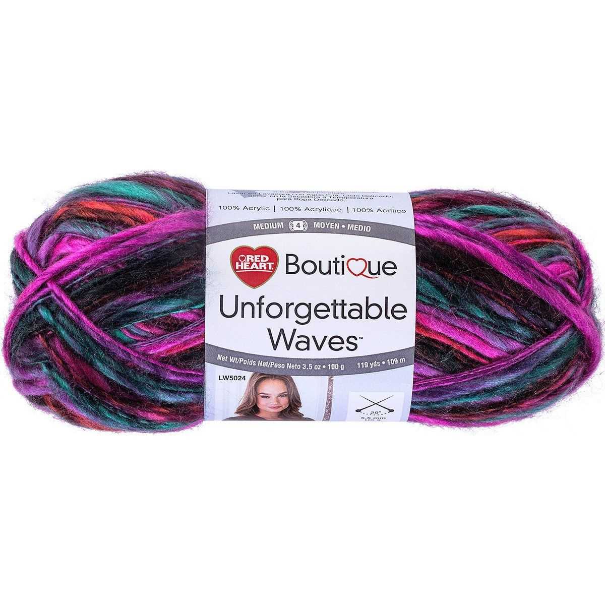 Red heart unforgettable yarn knitting patterns
