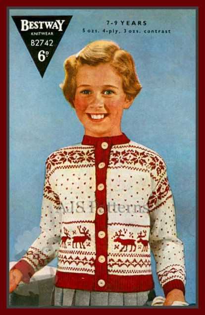 Retro christmas jumper knitting patterns