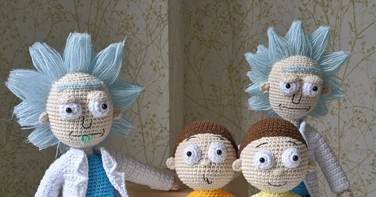 Rick and morty knitting pattern