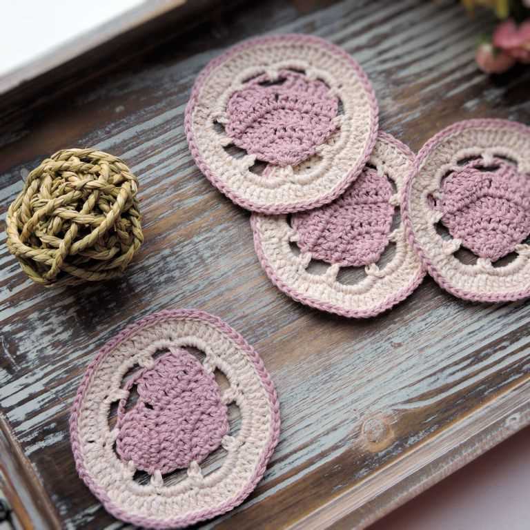 Round coaster knitting pattern free