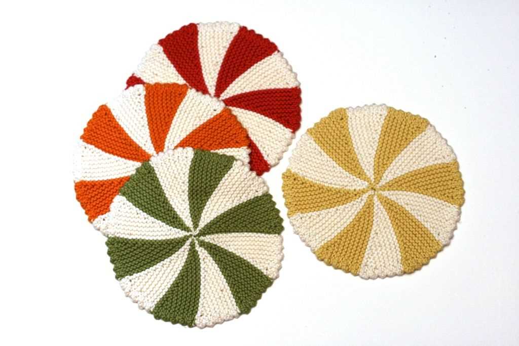 Round coaster knitting pattern free