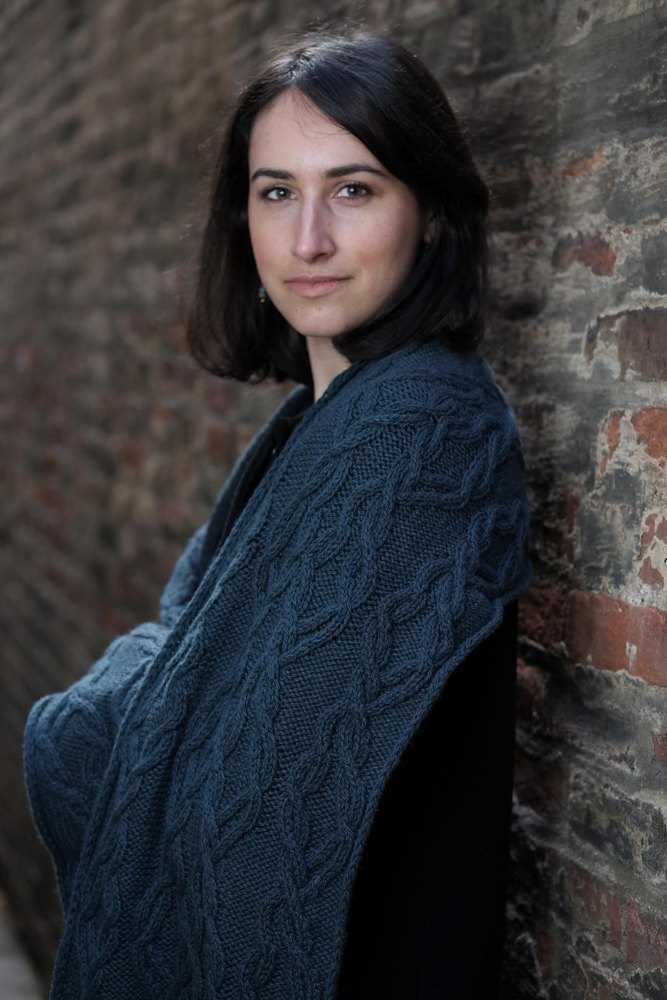 Ruana wrap knitting pattern