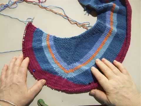 Saddle shoulder knitting pattern