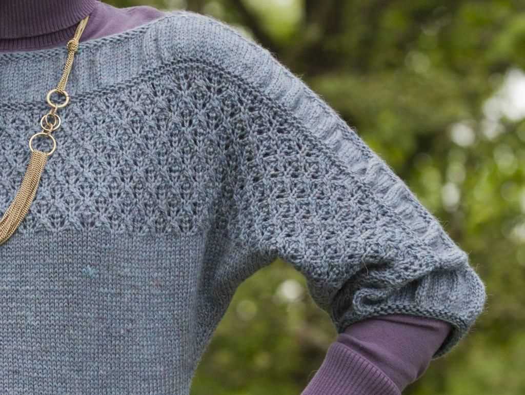 Saddle shoulder knitting pattern