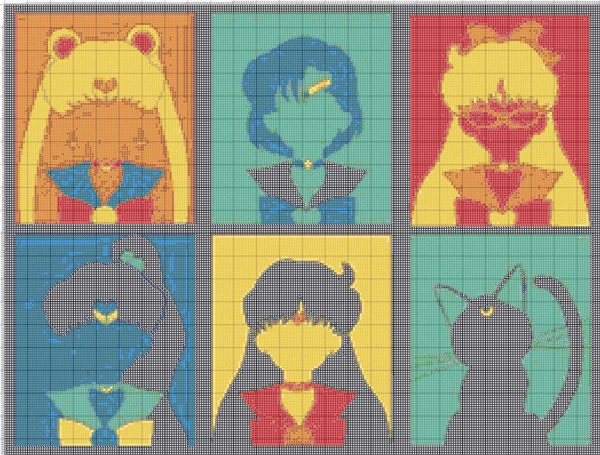 Sailor moon knitting patterns