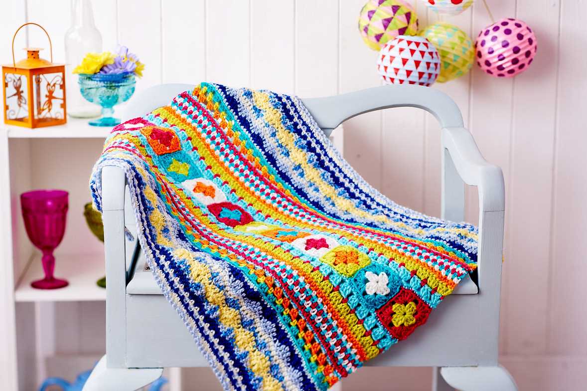 Sampler blanket knitting pattern free