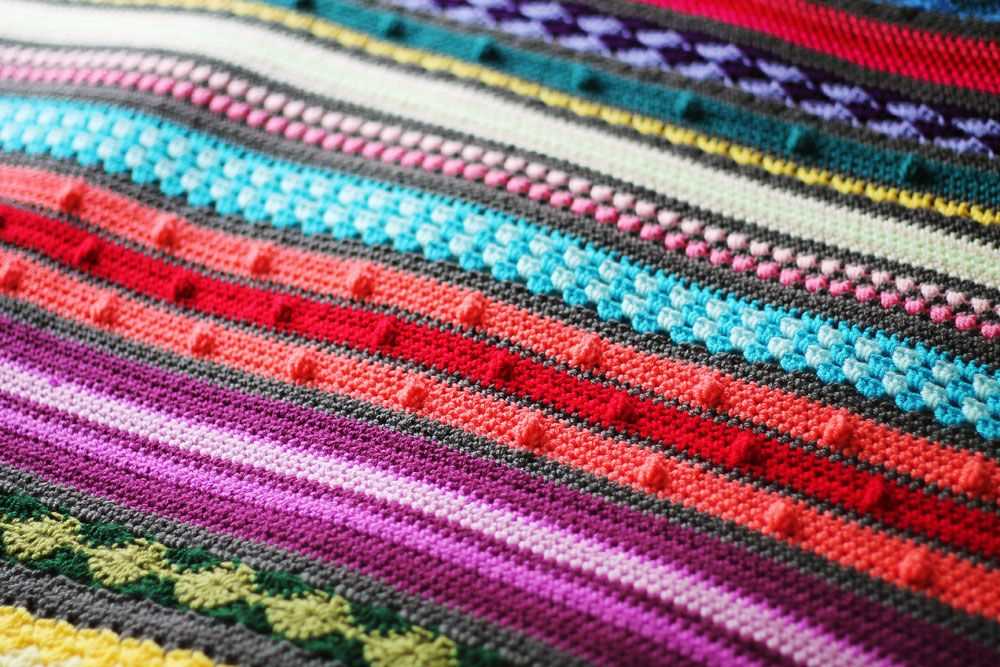 Sampler blanket knitting pattern free