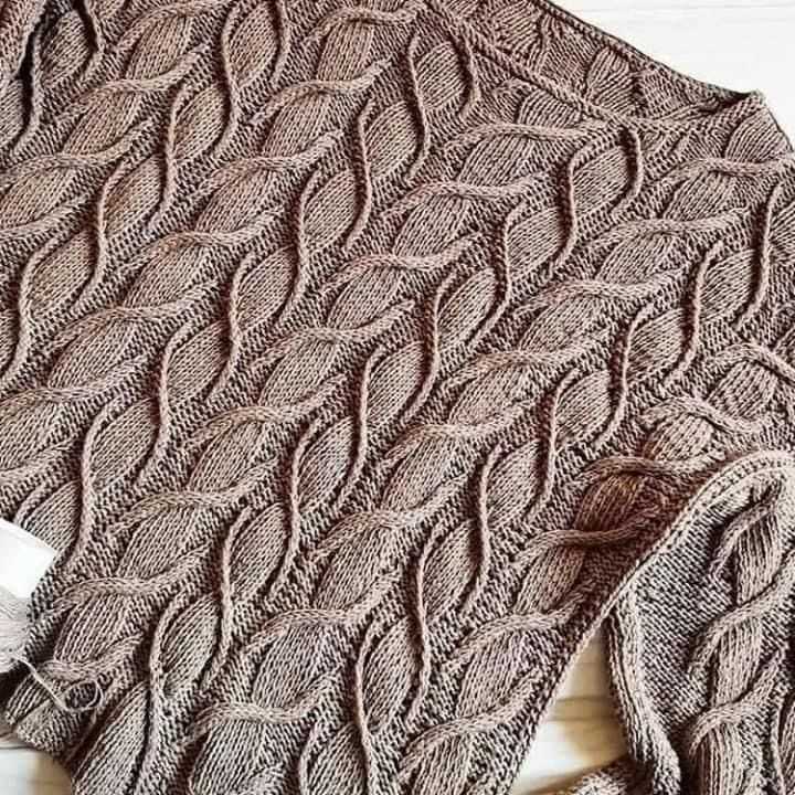Sand cable knit pattern