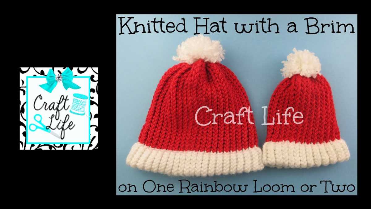 Santa hat knit pattern for infant