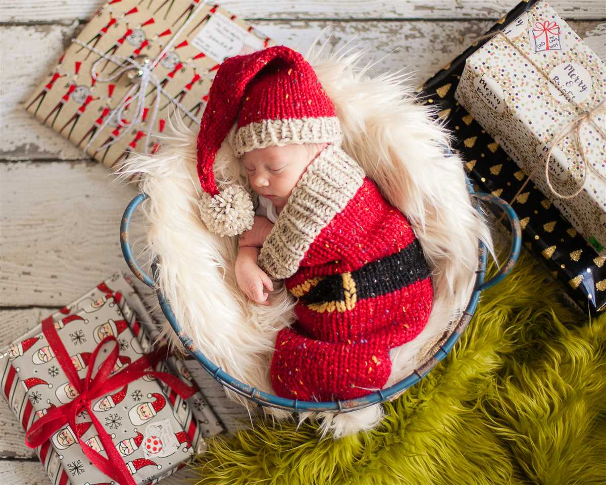 Santa hat knit pattern for infant