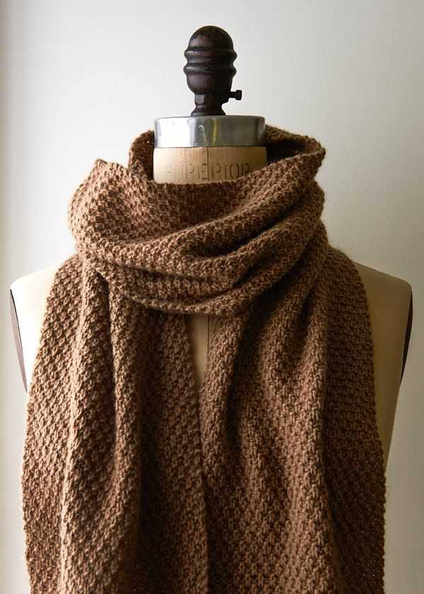 Scarf knit purl patterns