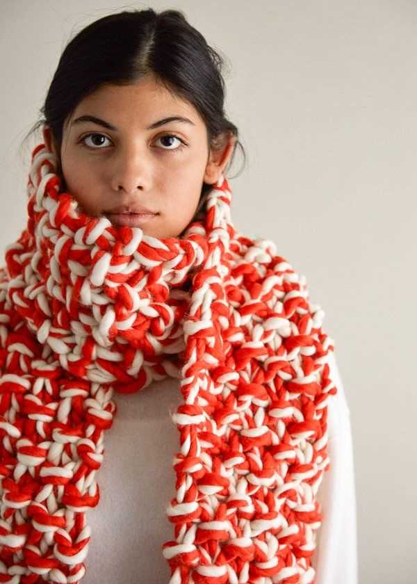 Scarf patterns knitting chunky yarn
