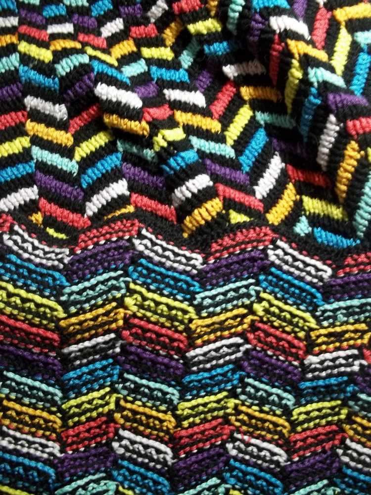 Serape knitting pattern