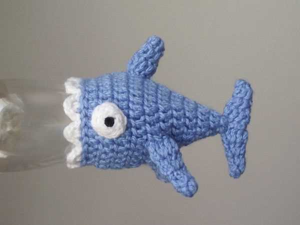 Shark hat knitting pattern free