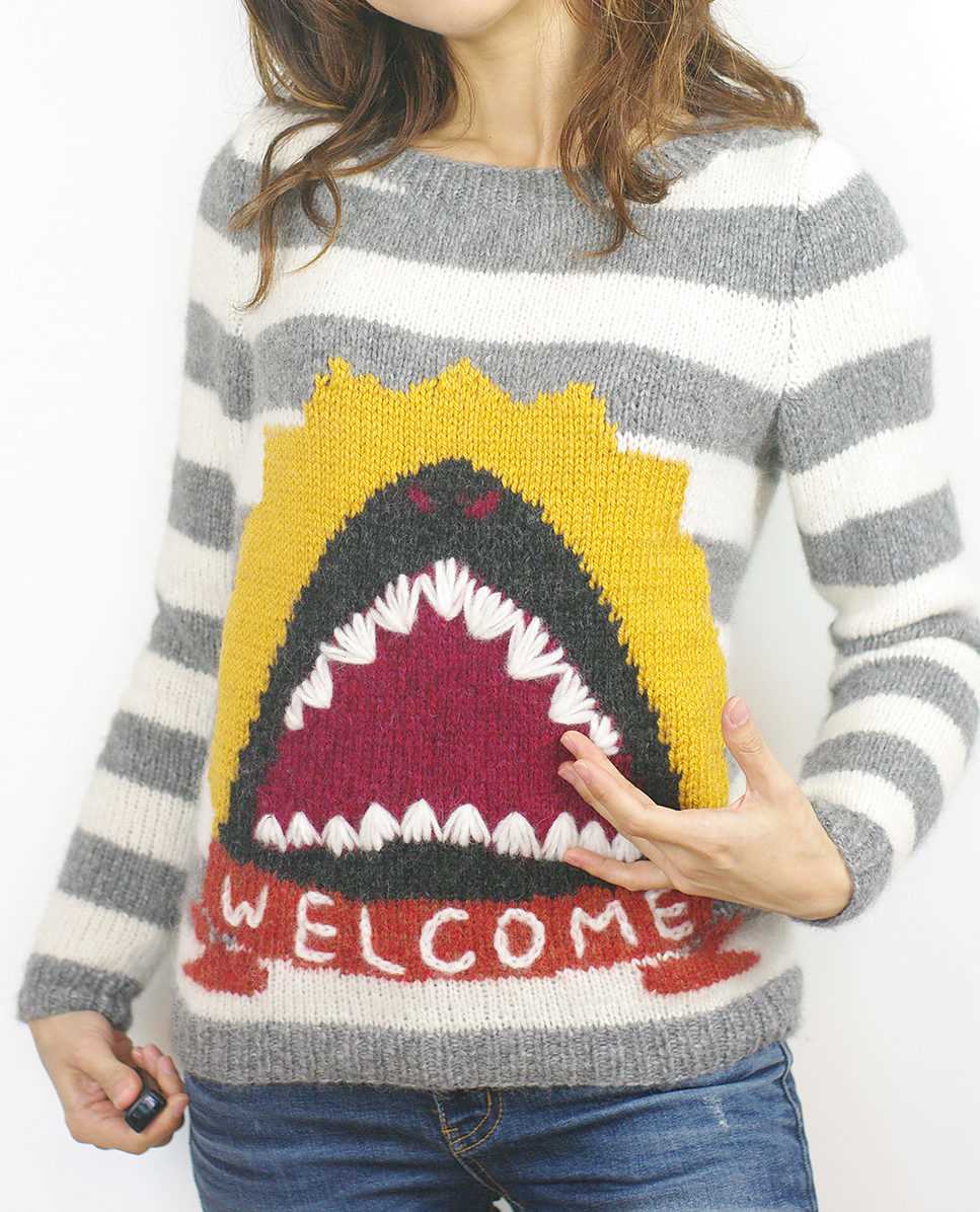 Shark knitting pattern