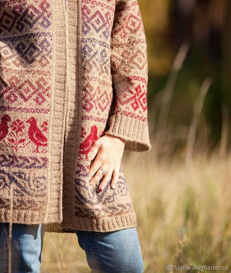 Sheep cardigan knitting pattern
