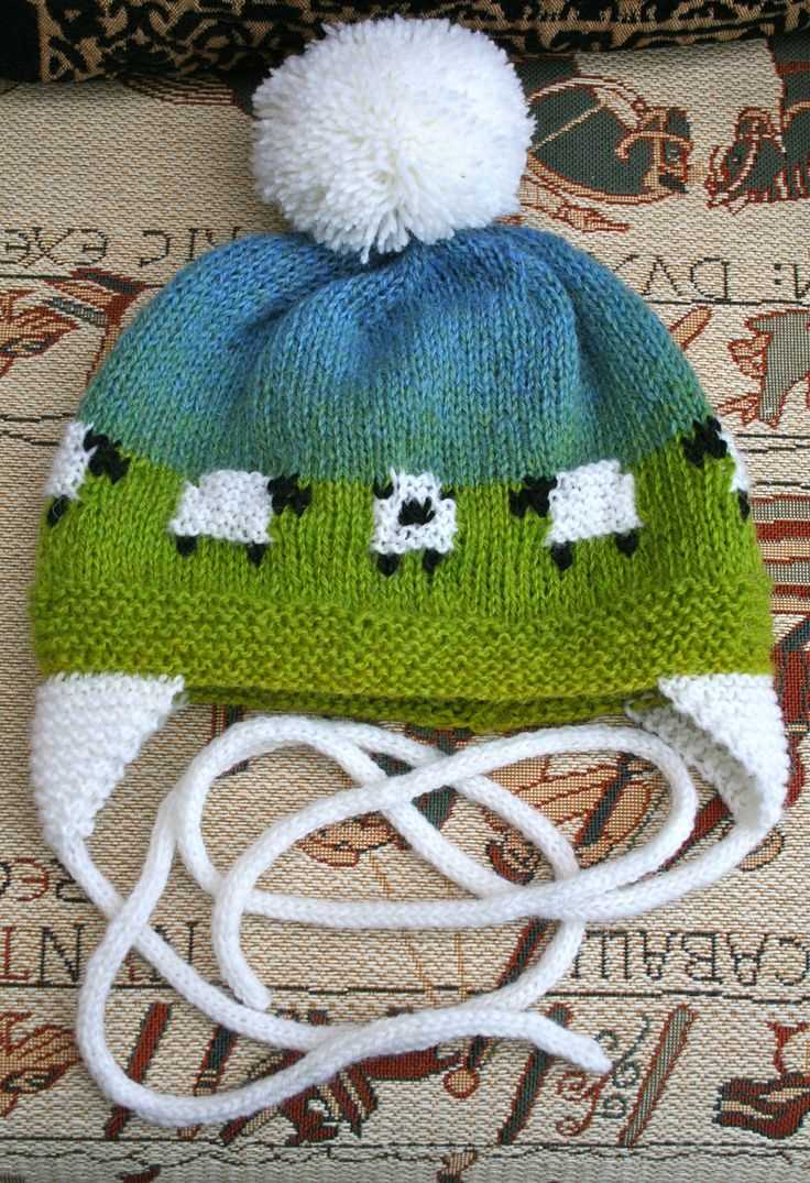 Sheep hat knitting pattern