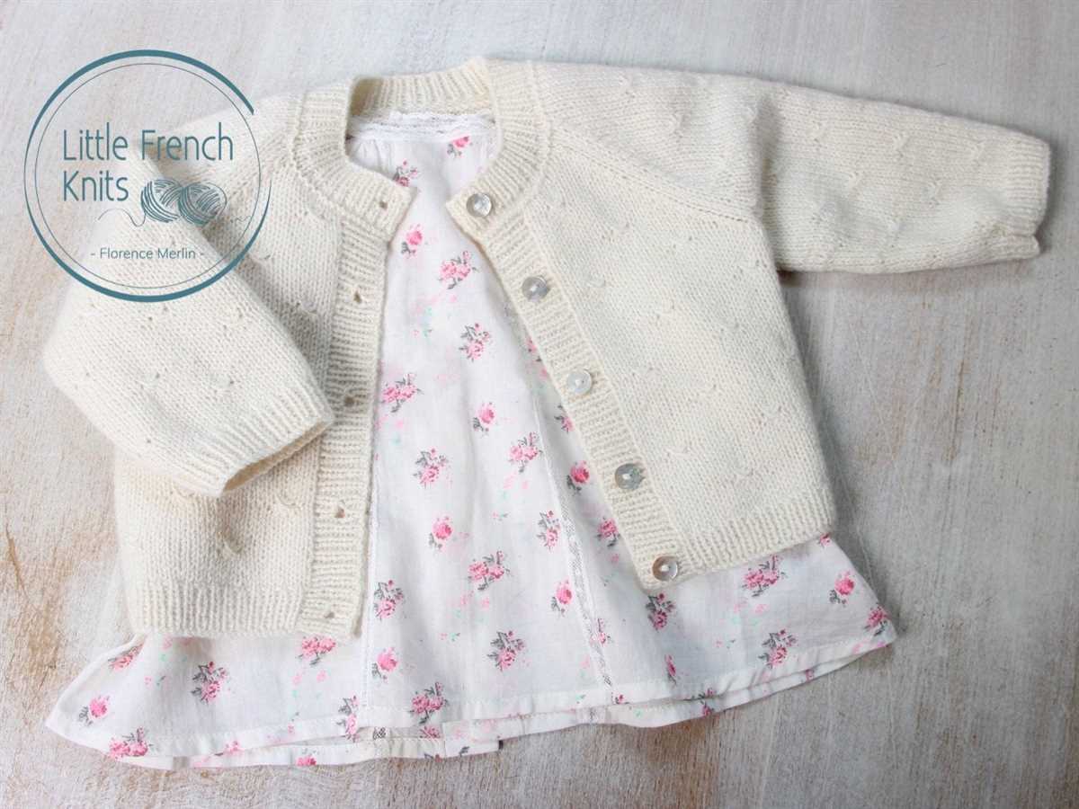 Sheep cardigan knitting pattern