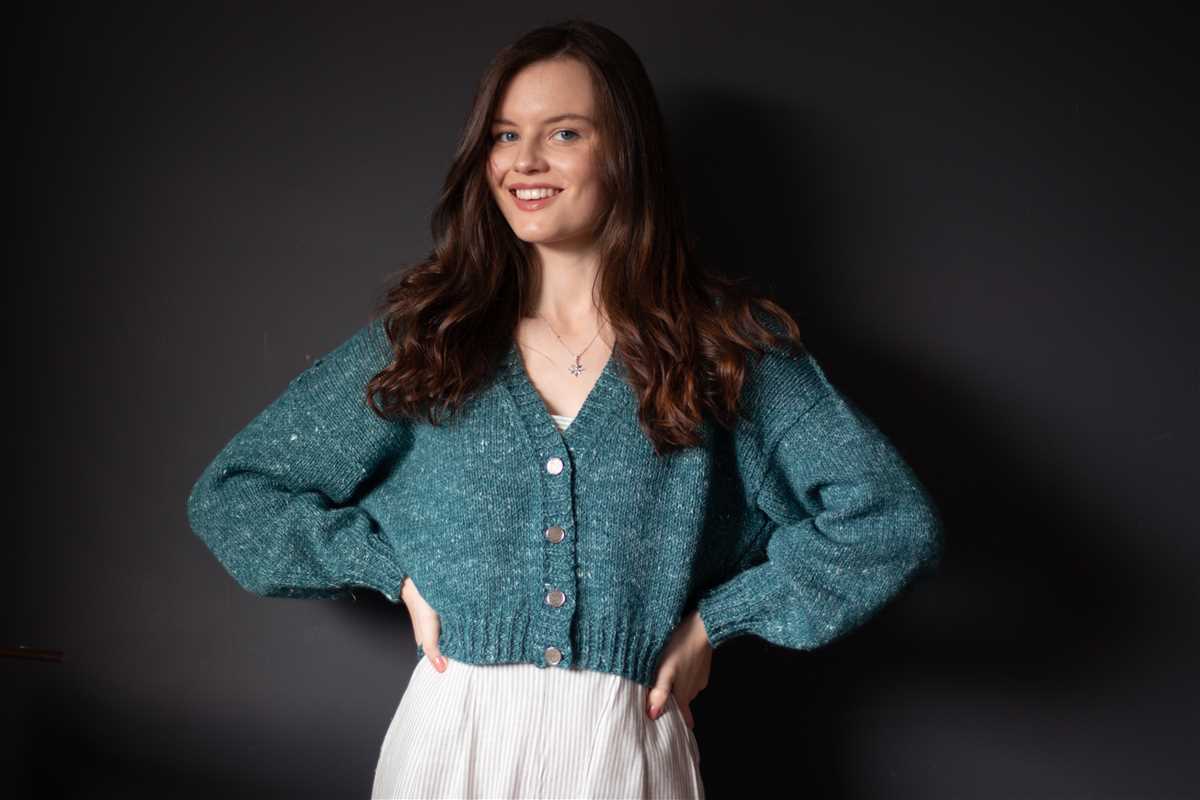 Sheep cardigan knitting pattern