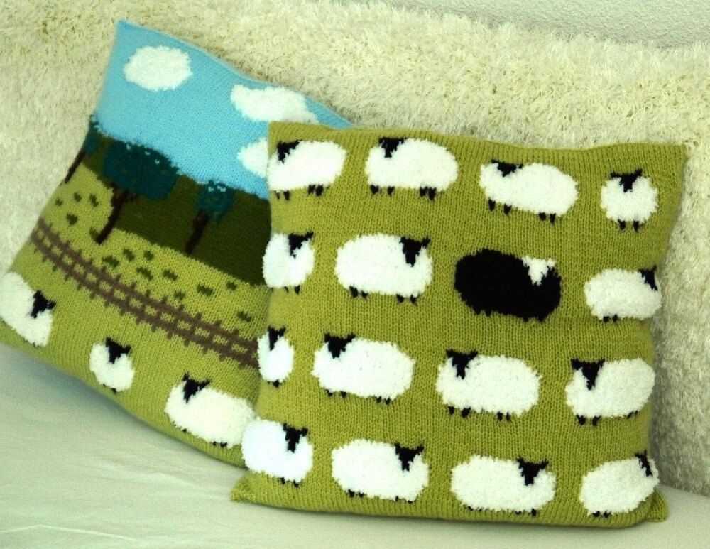 Sheep motif knitting pattern