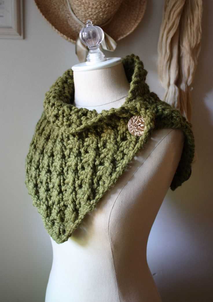 Shoulder cowl knitting pattern