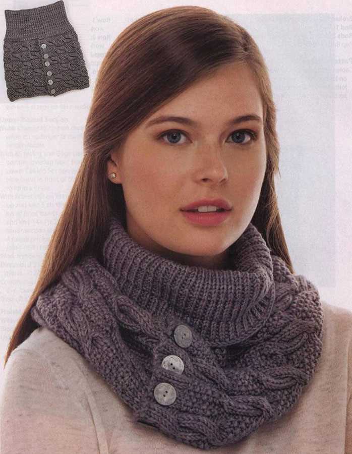 Shoulder cowl knitting pattern