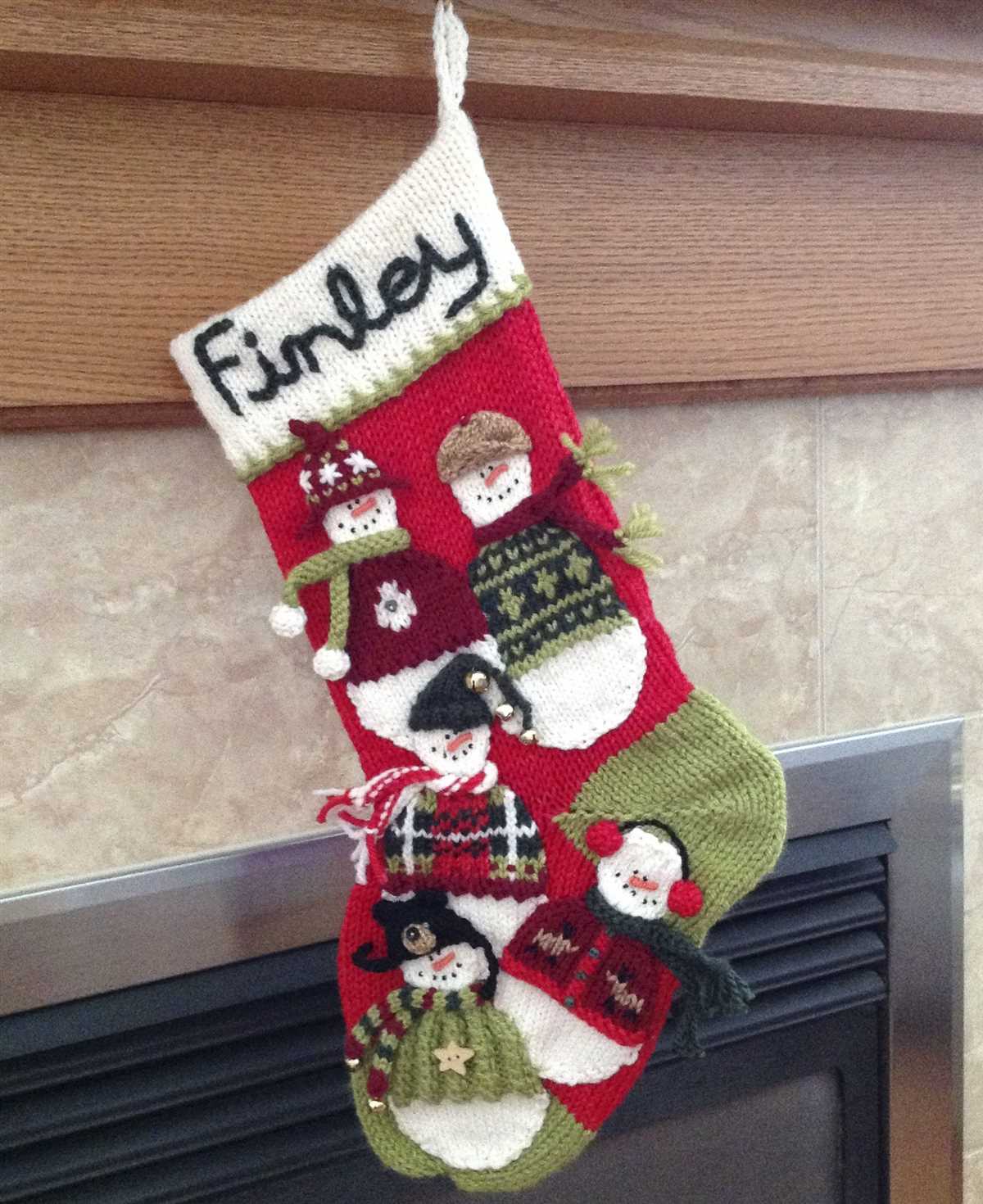 Simple christmas stocking knitting pattern