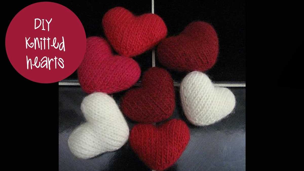 Create Your Own Knitted Heart with this Easy and Free Pattern Simple knitted heart pattern free