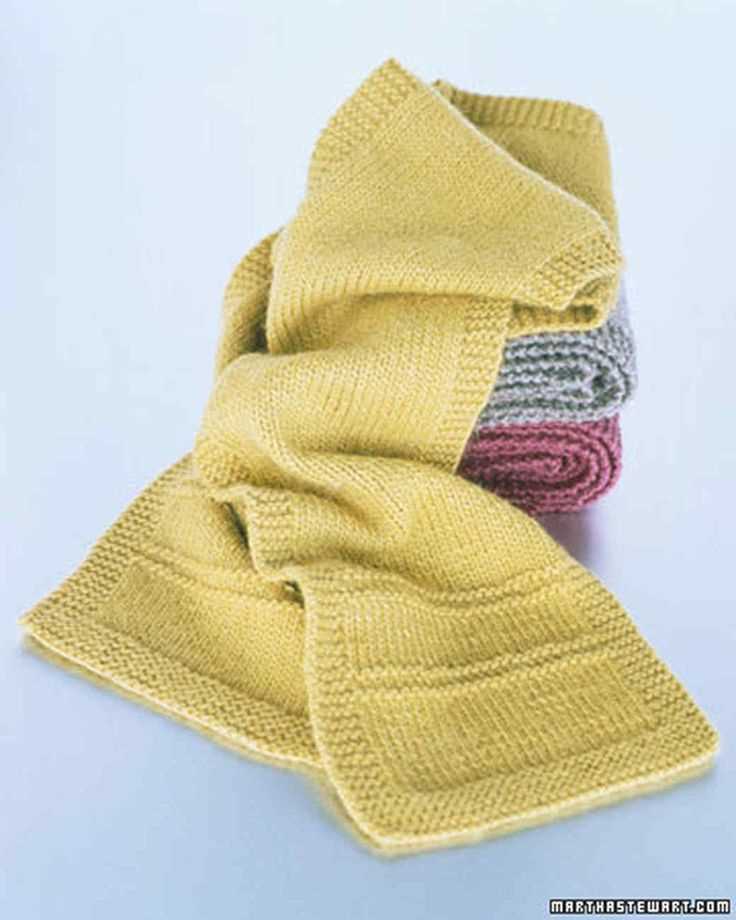 Simple scarf knitting pattern