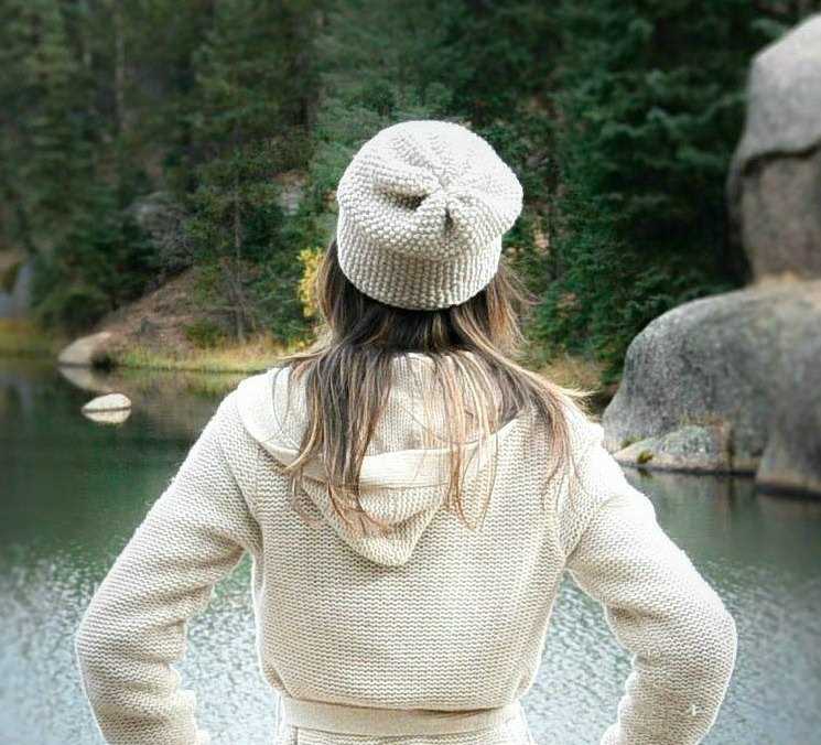 A Free Pattern for a Cozy Knitted Slouchy Hat Simple slouchy hat knitting pattern free
