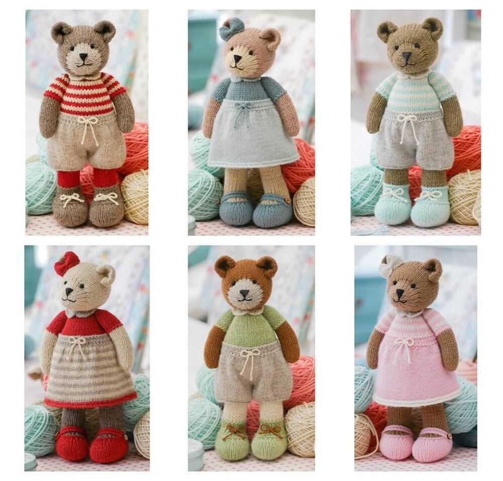 Simple teddy bear knitting pattern