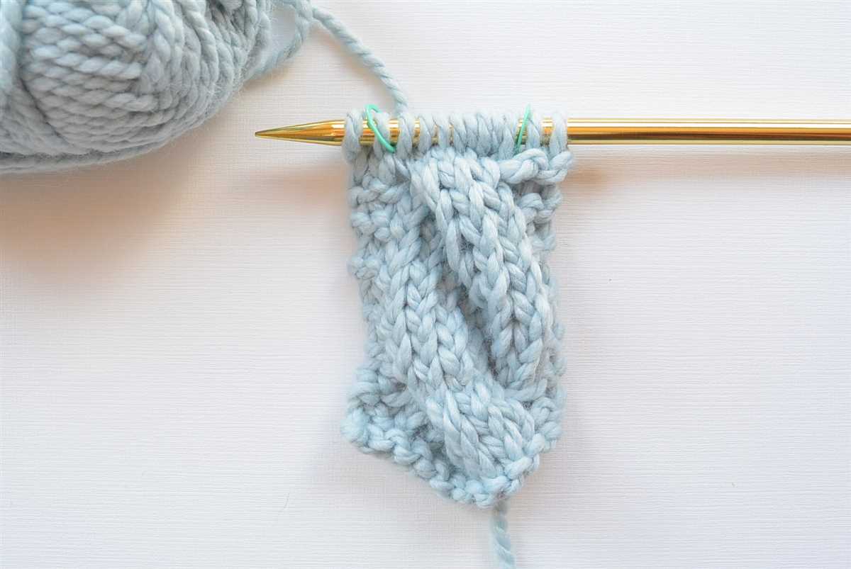 Simple cable knit hat pattern