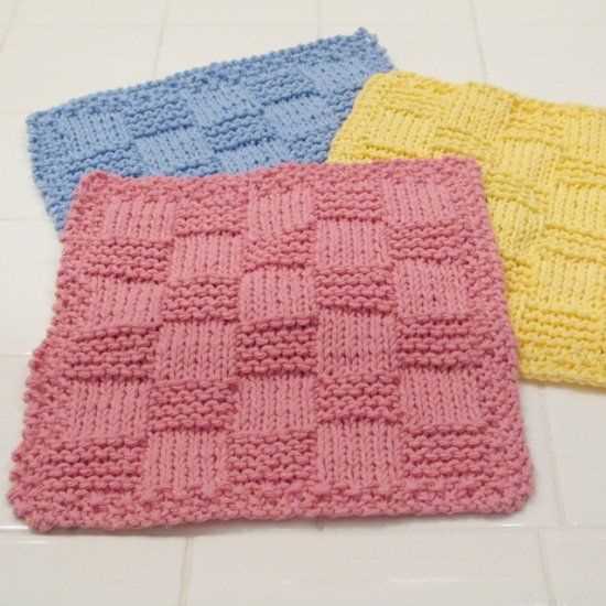 Simple knitting patterns for dishcloths