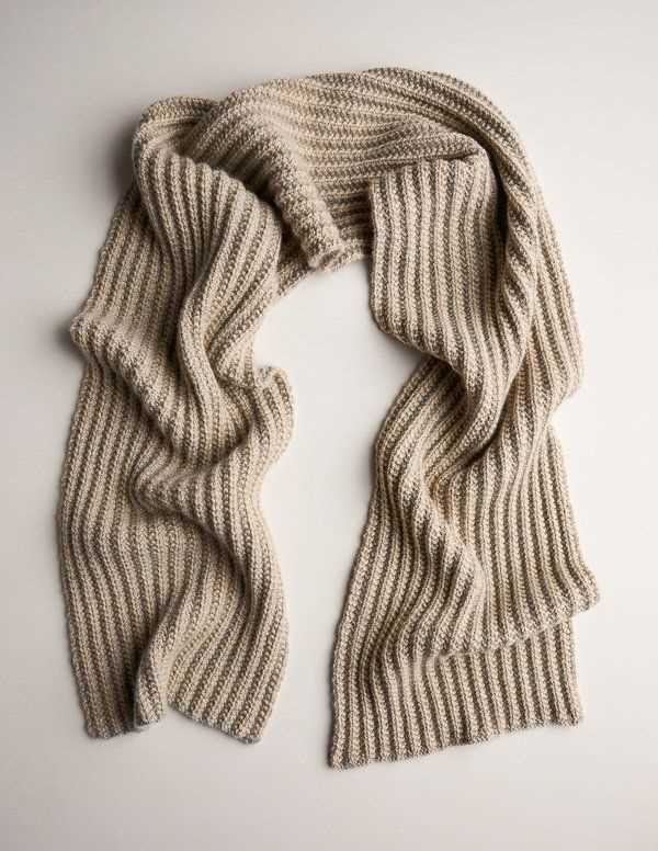 Simple scarf knit pattern