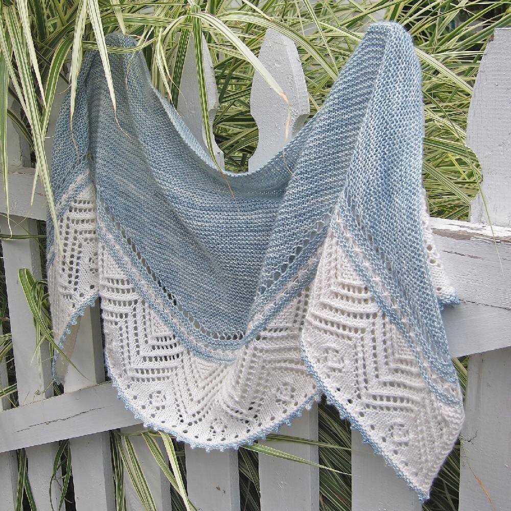 Simple shawl knitting pattern free