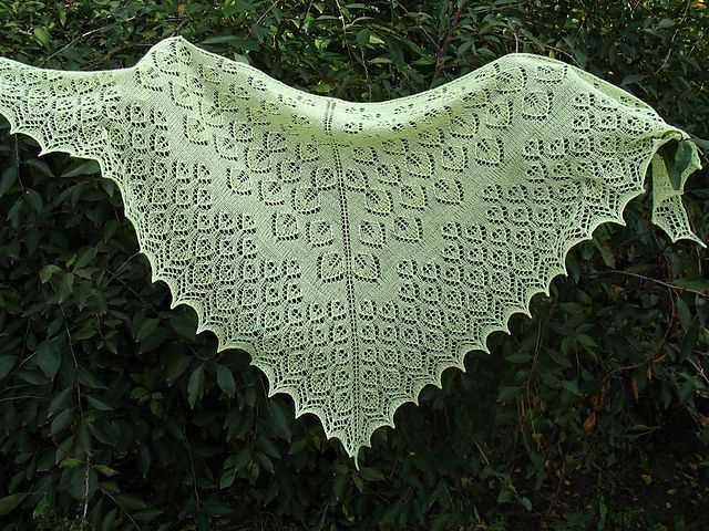 Simple shawl knitting pattern free