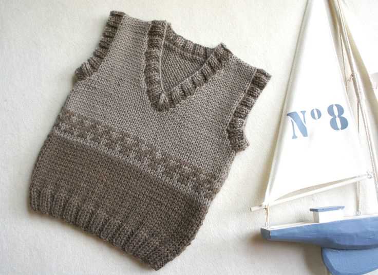 Simple vest knitting pattern