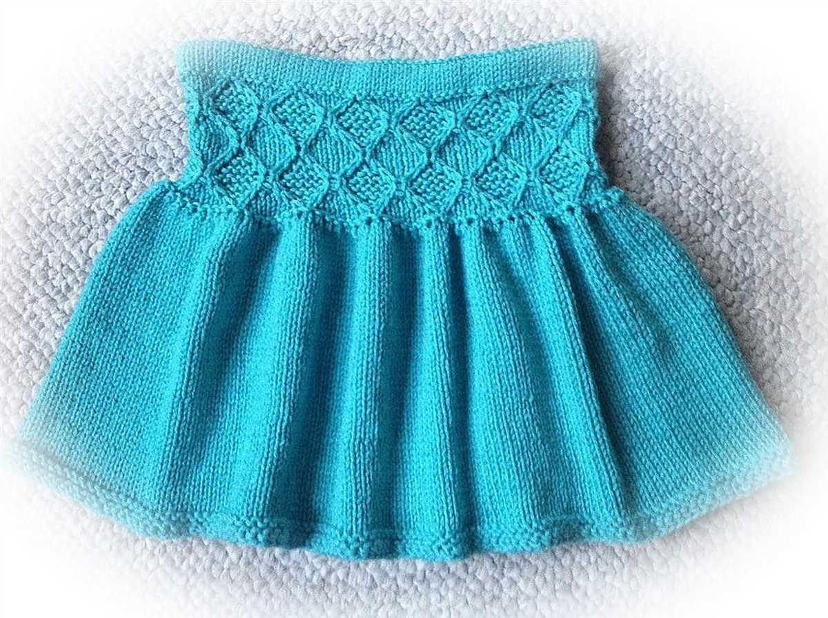 Skirt knit pattern