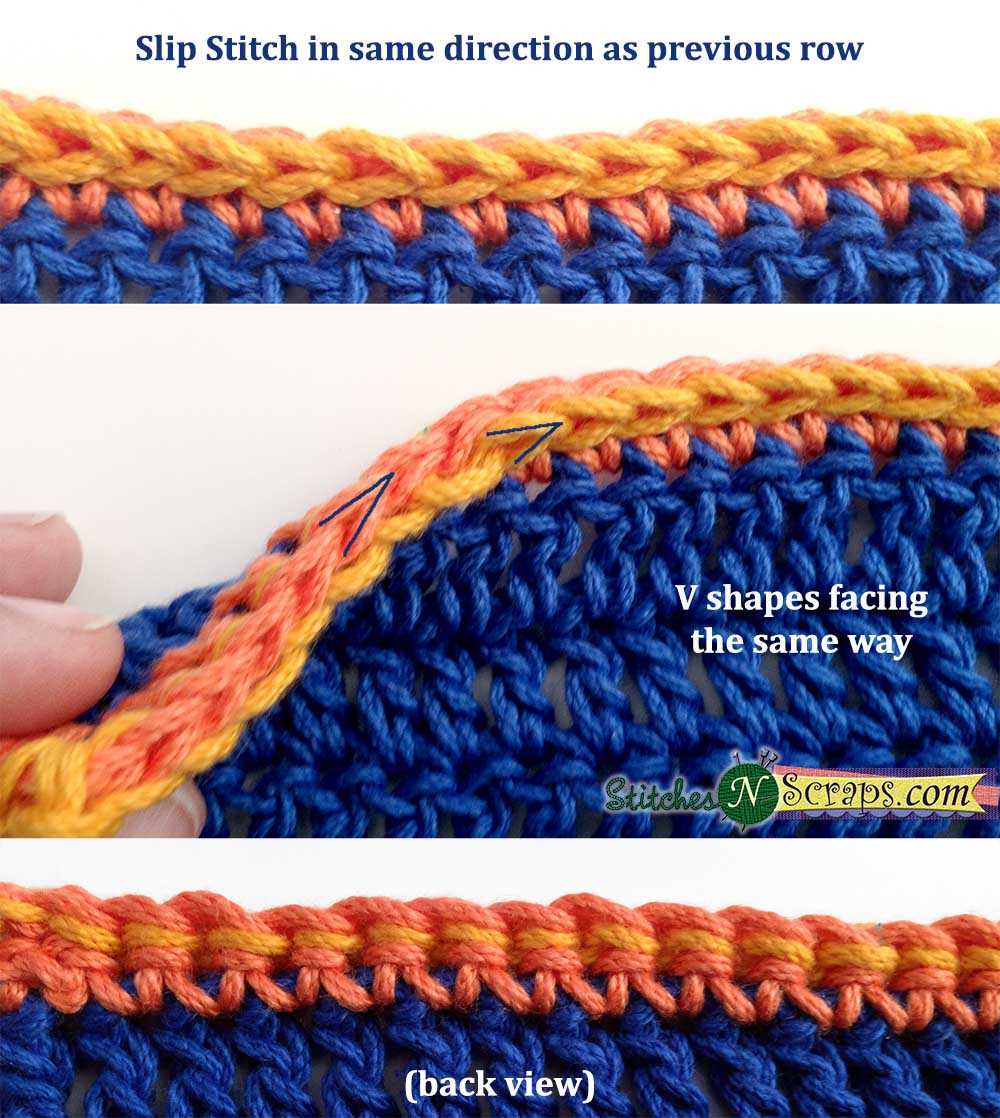 Slip stitch knit hat pattern