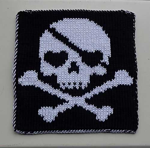 Small skull knitting pattern