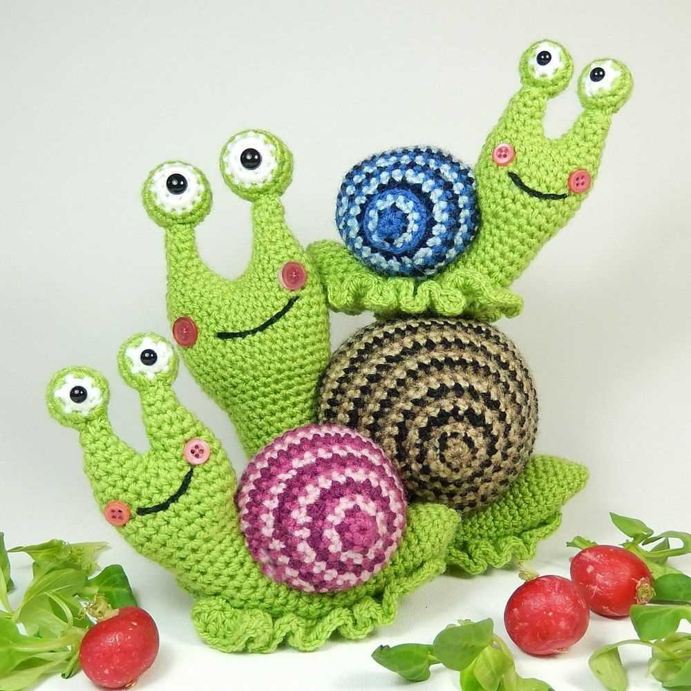 Snail knitting pattern