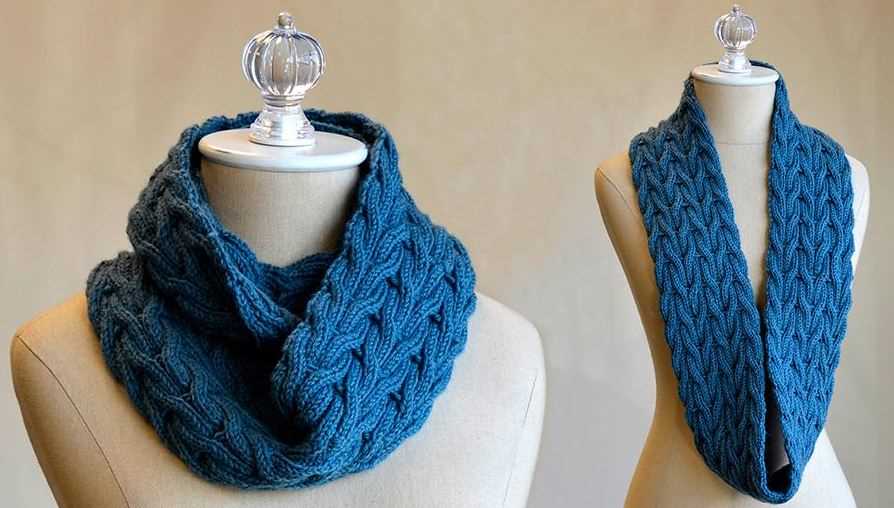 Snood pattern knitting